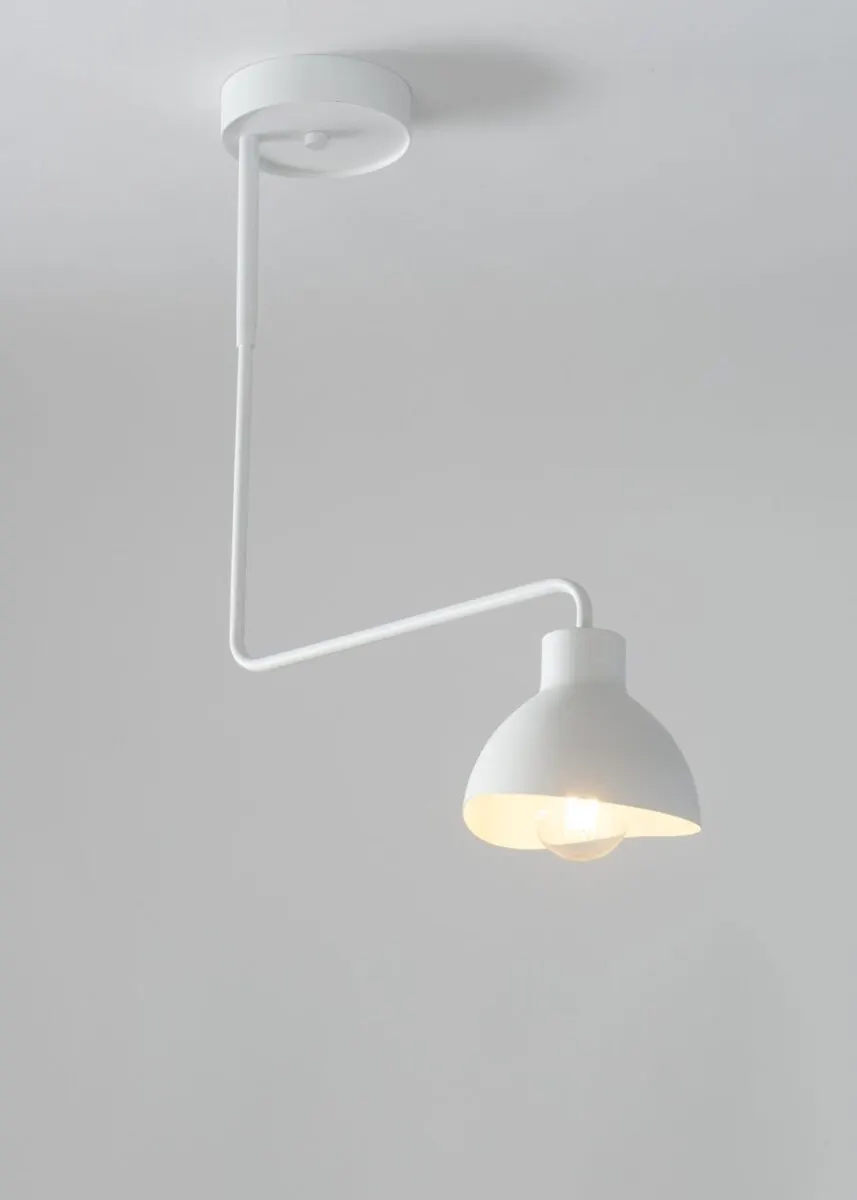 Lampa sufitowa/plafon HOLI 1 biały - SI_32446