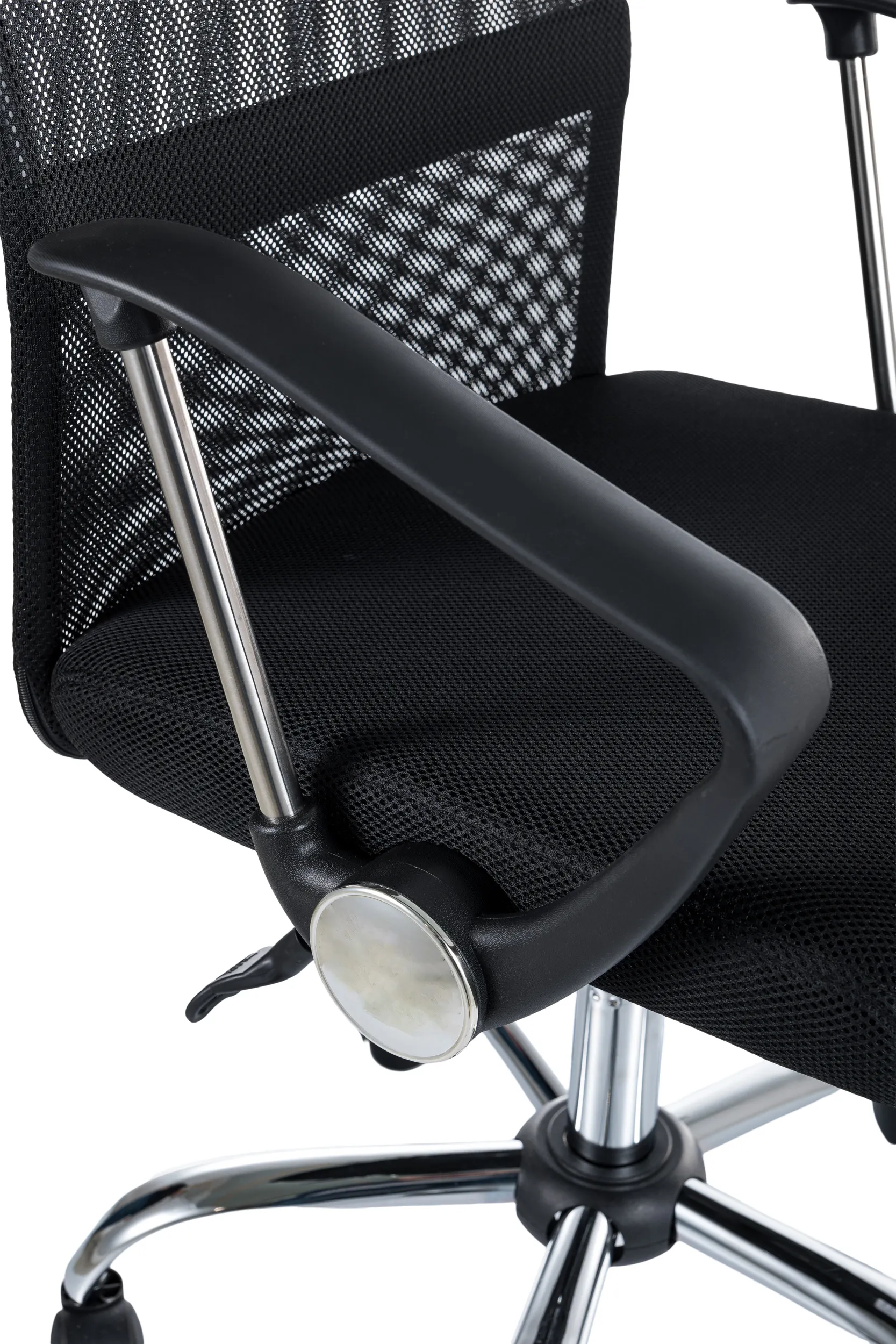 Fotel obrotowy Q-025 mechanizm TILT, czarny - OBRQ025Z