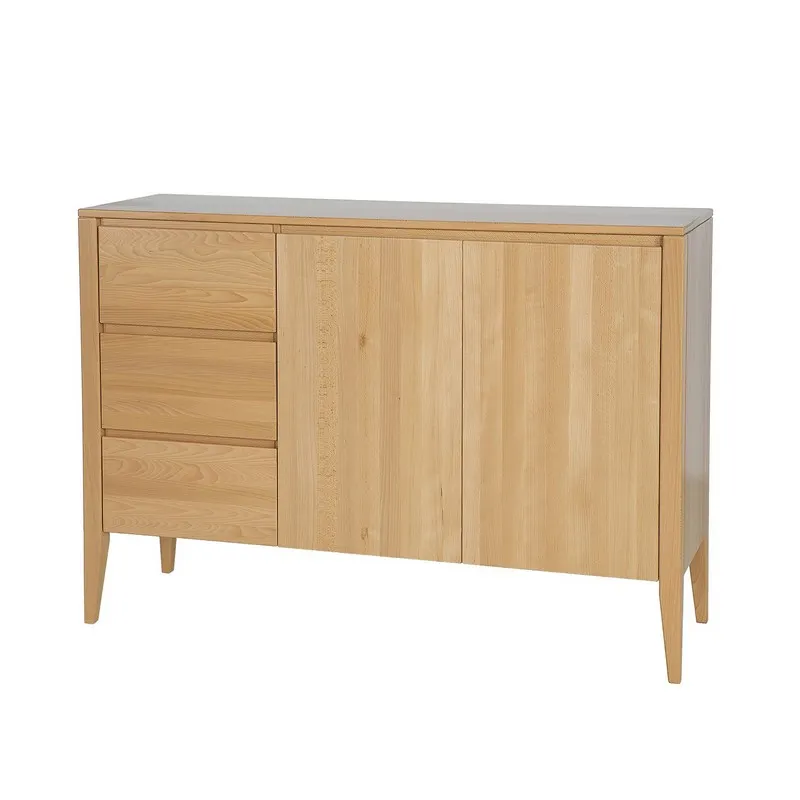 Komoda bukowa KD439 Naturalny DREWMAX — zdjęcie 4