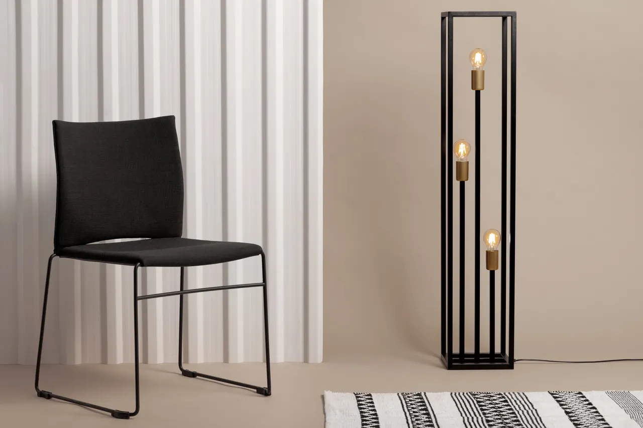 Lampa podłogowa VIGO czarno-złota - SI_50249