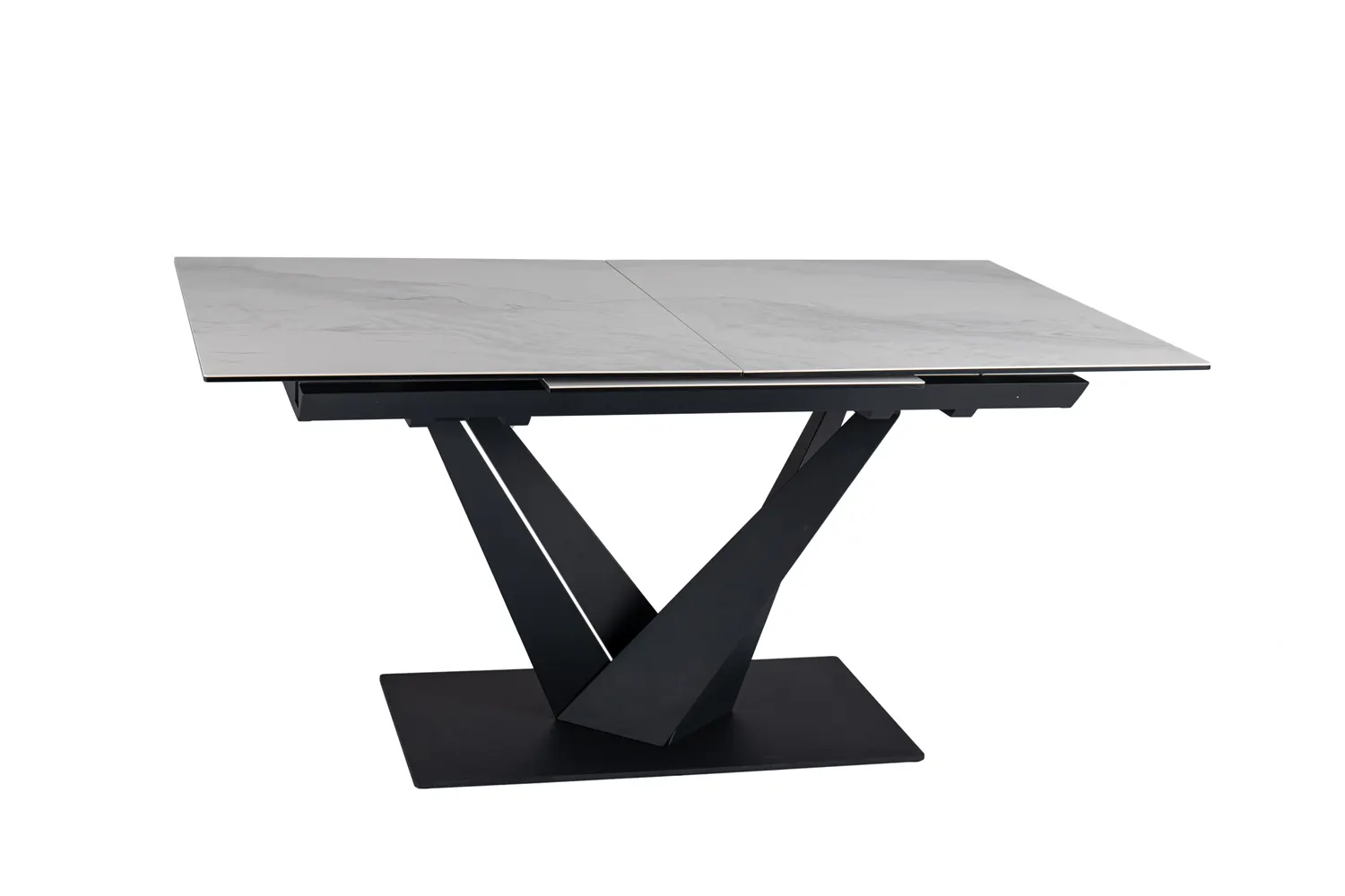 Stół rozkładany SORENTO CERAMIC 90x160-220 cm Nature Cloud biały - SORENTOBC160