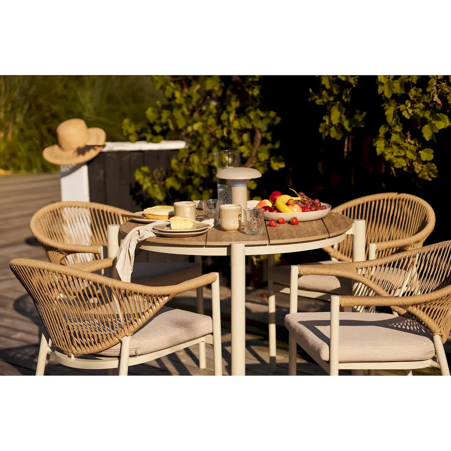 Kubek ceramiczny VIOLA 8x9,5 zestaw 4 szt. poj.360ml beżowy — zdjęcie 4