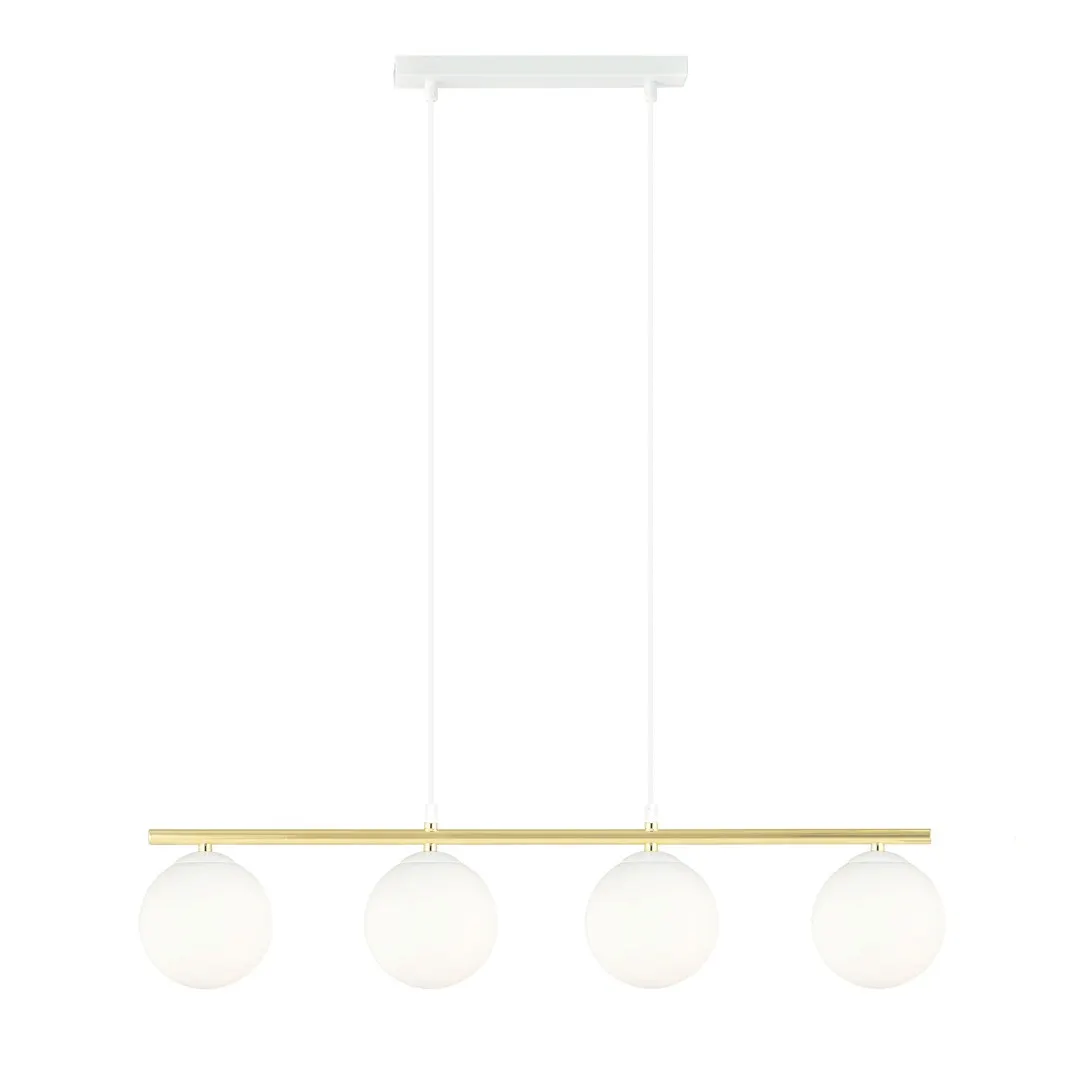 Lampa wisząca ALLORA Biały,Złoty 1255/4 Lampa wisząca ALLORA Biały,Złoty 1255/4