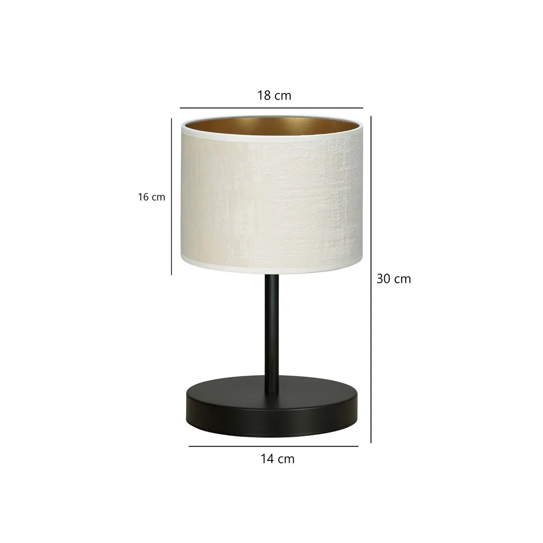 Lampka nocna HILDE Czarny 1052/LN1 - 1052/LN1