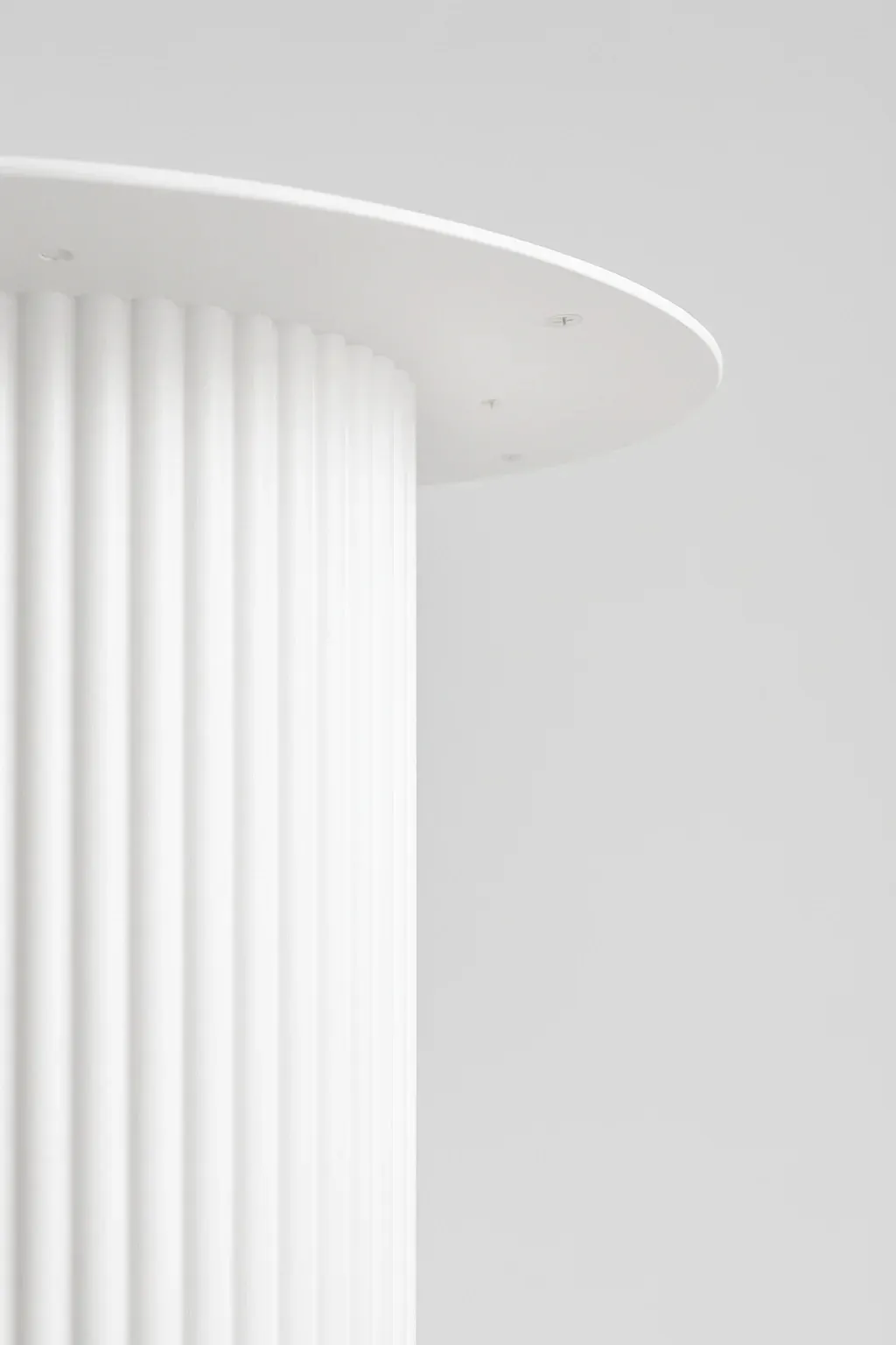 Noga do stołu metalowa TARRAGONA stelaż pod blat biały - LD_TZ000576