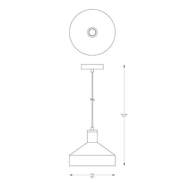SIGMA LAMPA WISZĄCA 1 - 003064-024617