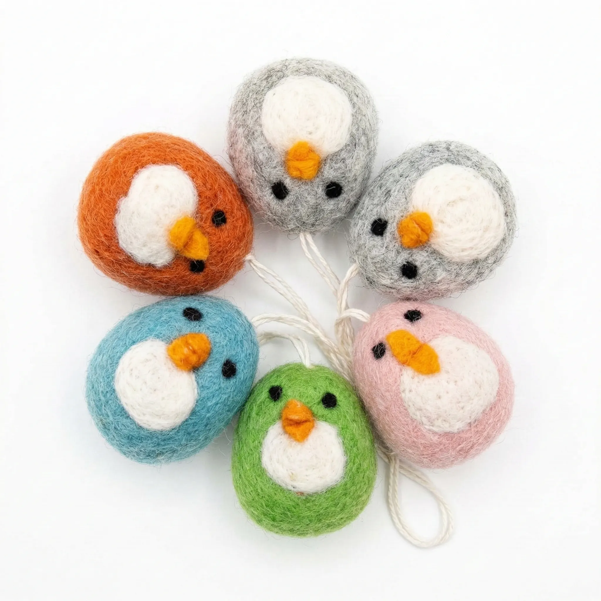 Zestaw 5 sztuk filcowych ptaszków AVEVA EASTER - ND_2753