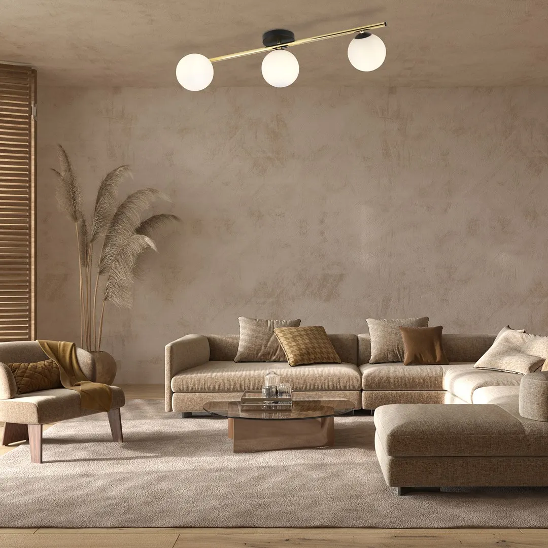 Lampa sufitowa SPLENDI Czarny,Złoty 1248/3 - 1248/3