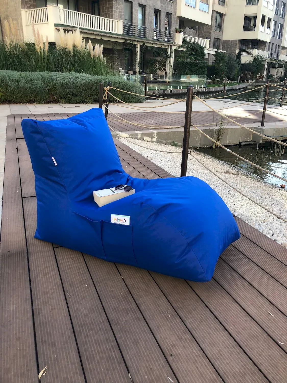 Worek do siedzenia leżanka PFT1126 Impertex niebieski - ASI_535PFT1126