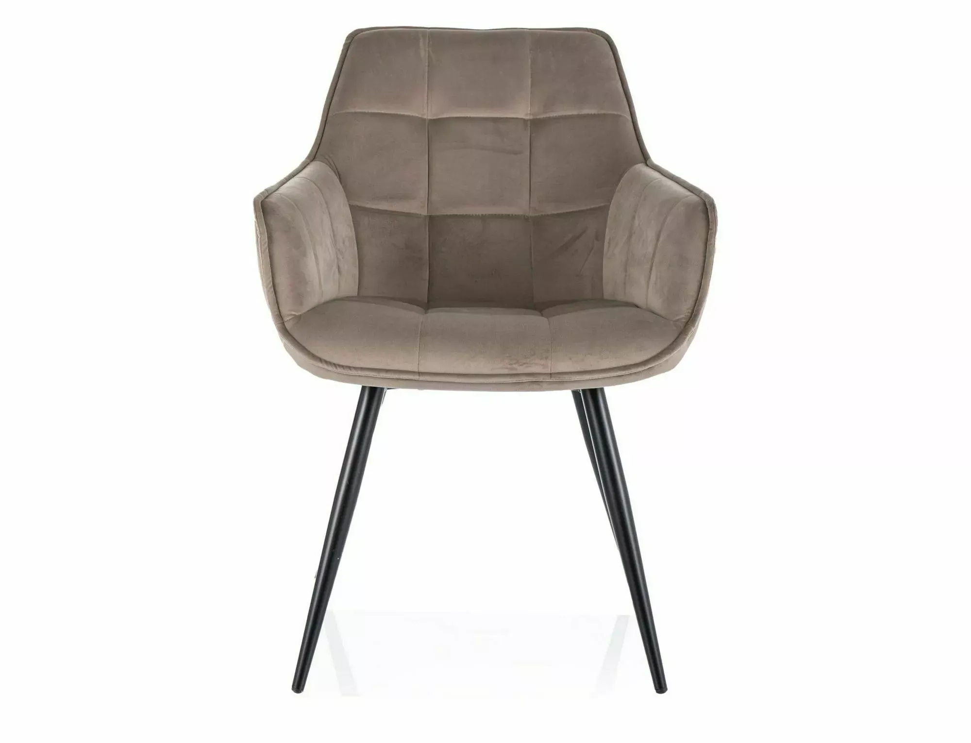 KRZESŁO LILIA VELVET Bluvel 40 ciemny beż - LILIAVCCB