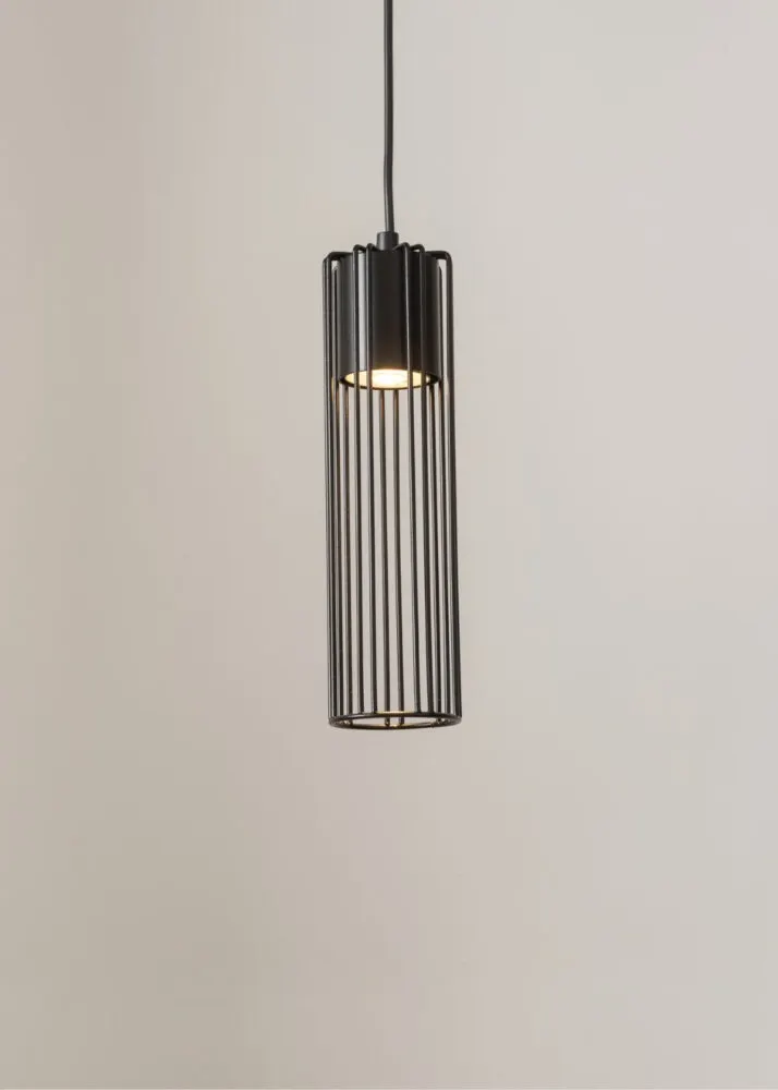 Lampa wisząca FOBIA 1 czarna - SI_33447
