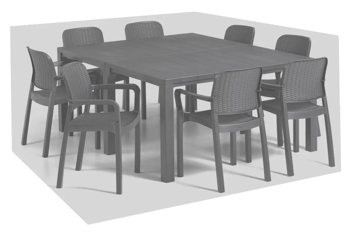 Ochronny pokrowiec na meble ogrodowe 165x250x80cm -zielony - FE5906948119352