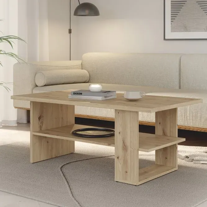 Stolik kawowy CFTT5212 COFFEE TABLES 60x110 Czarny Dąb Artisan - CFTT5212-D78