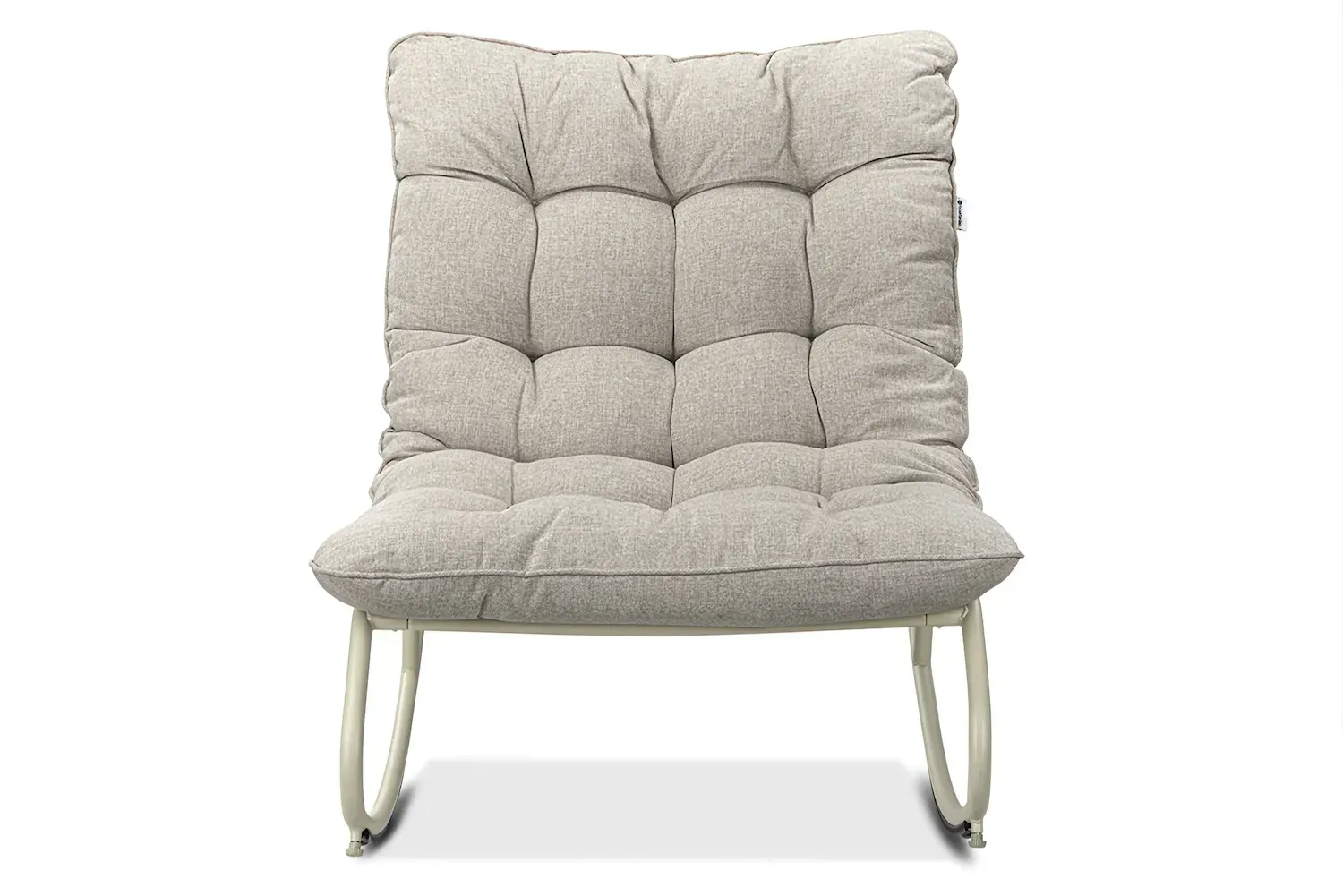 Zestaw Fotel bujany AGAVA i stolik ART jasny beż - FG007916