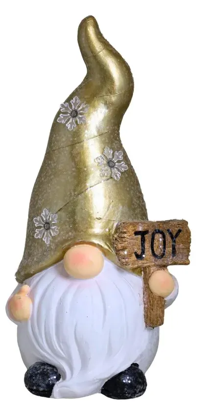 SKRZAT ceramiczny LED 8832 biały ze złotą czapką