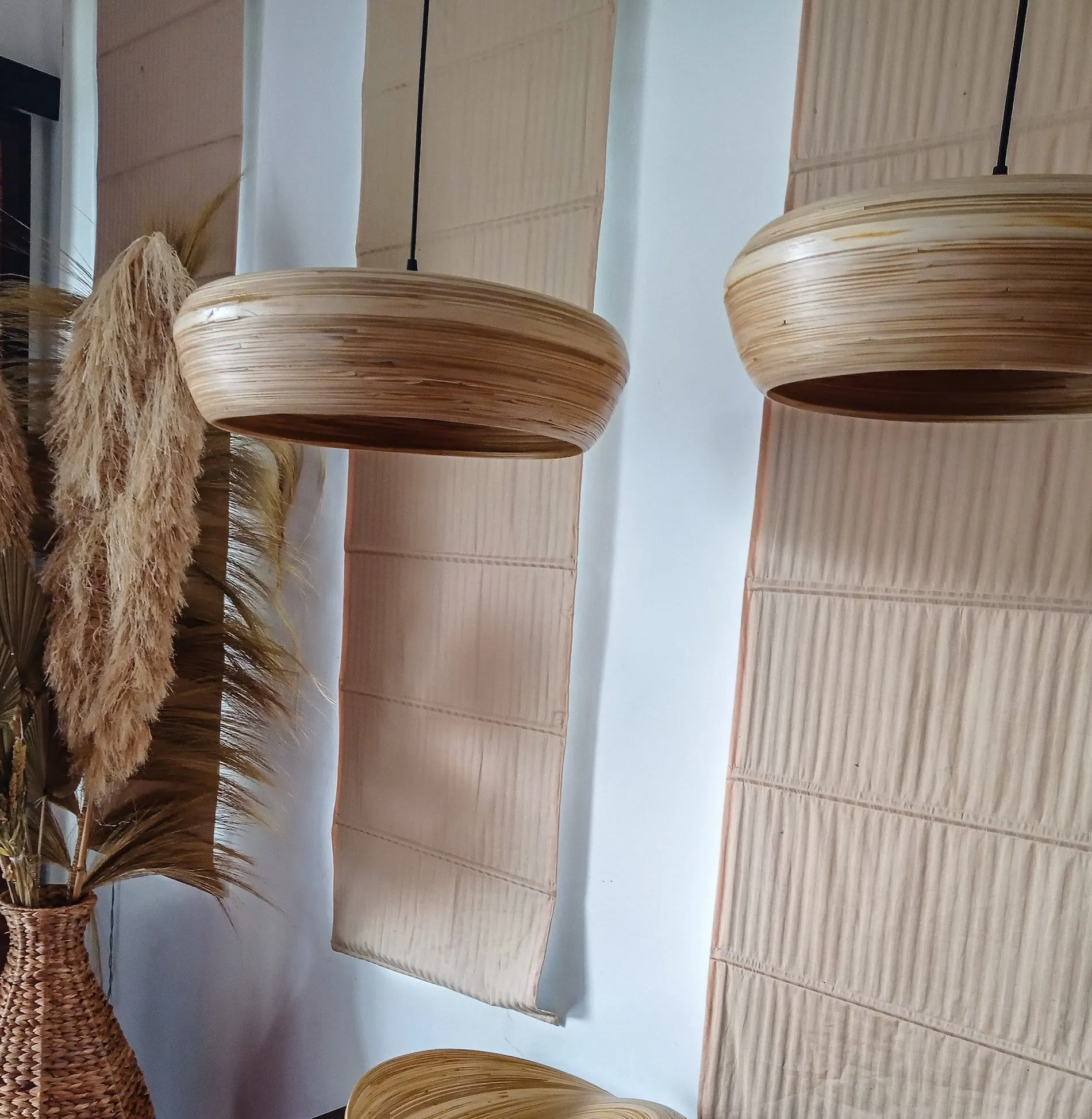 BAMBUSOWA LAMPA WAFA L - 50 CM - MML065L