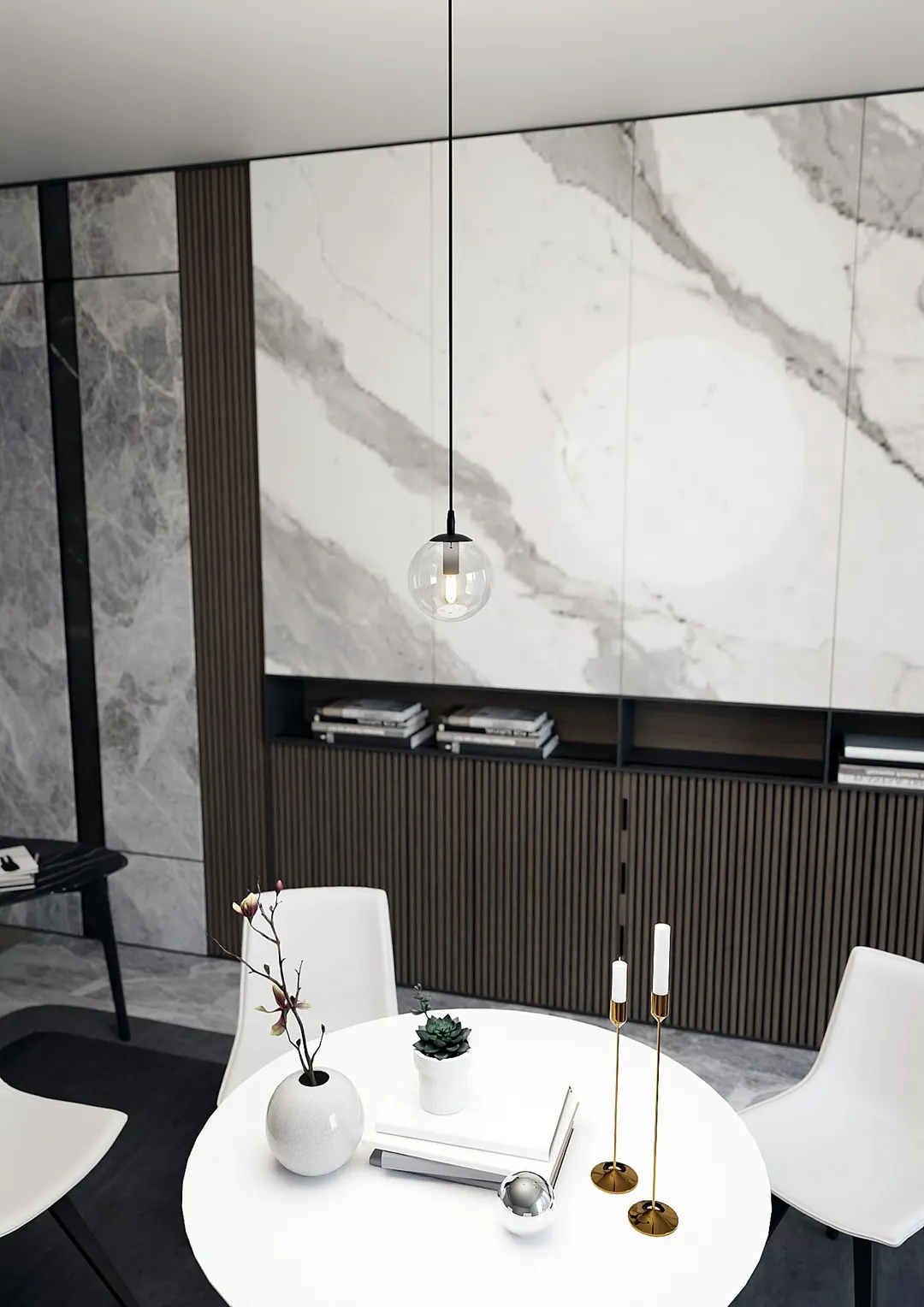 Lampa wisząca COSMO 1 czarny transparentny — zdjęcie 7