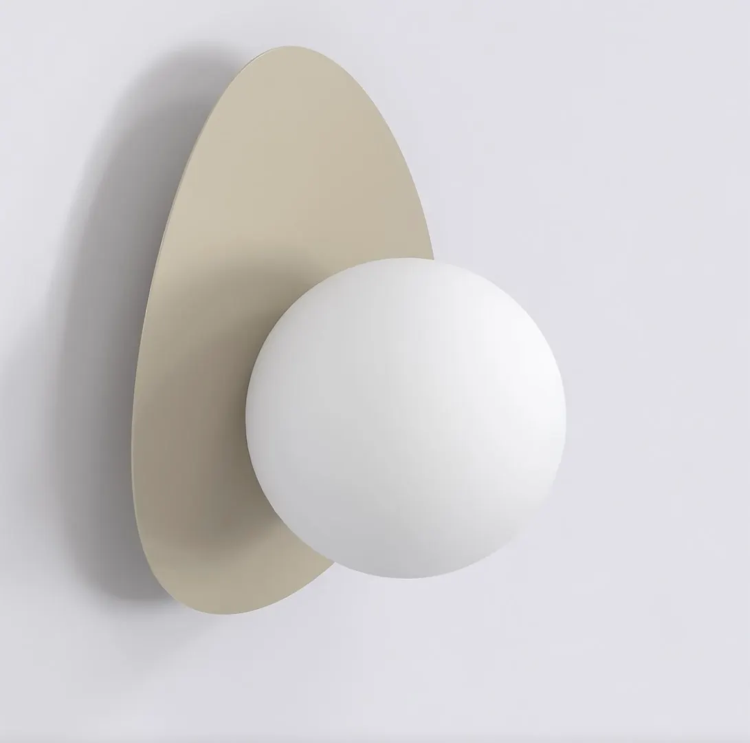 Kinkiet metalowy OVO K1 beżowy