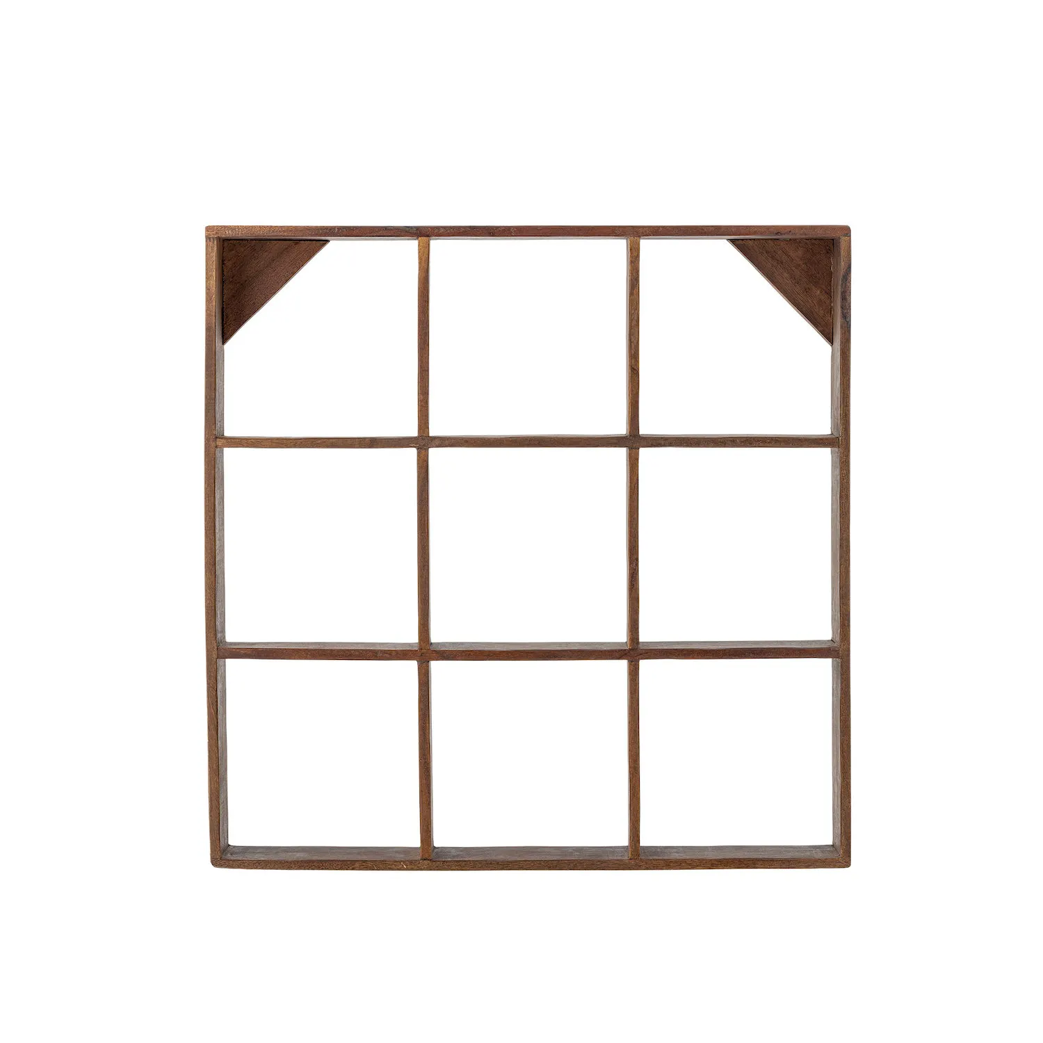 Regał wiszący TILO 53x53 cm drewno brązowy Regał wiszący TILO 53x53 cm drewno brązowy