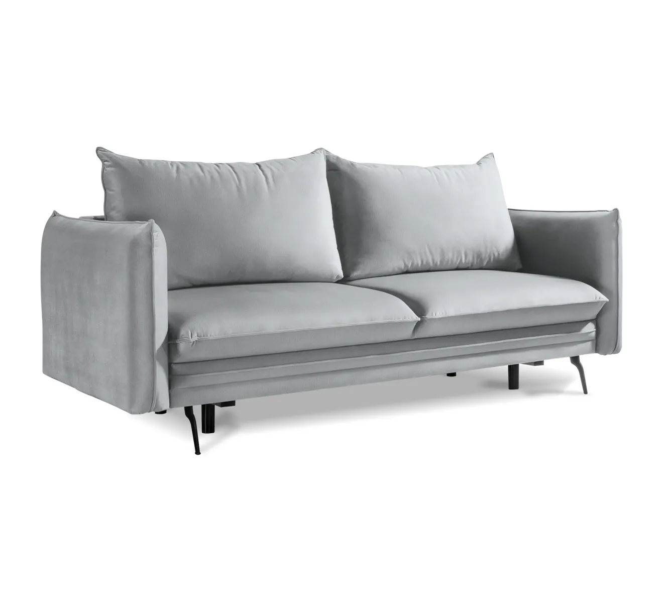 Sofa 3-os rozkładana, z funkcją spania Akita Monolith 84 j.szary Sofa 3-os rozkładana, z funkcją spania Akita Monolith 84 j.szary