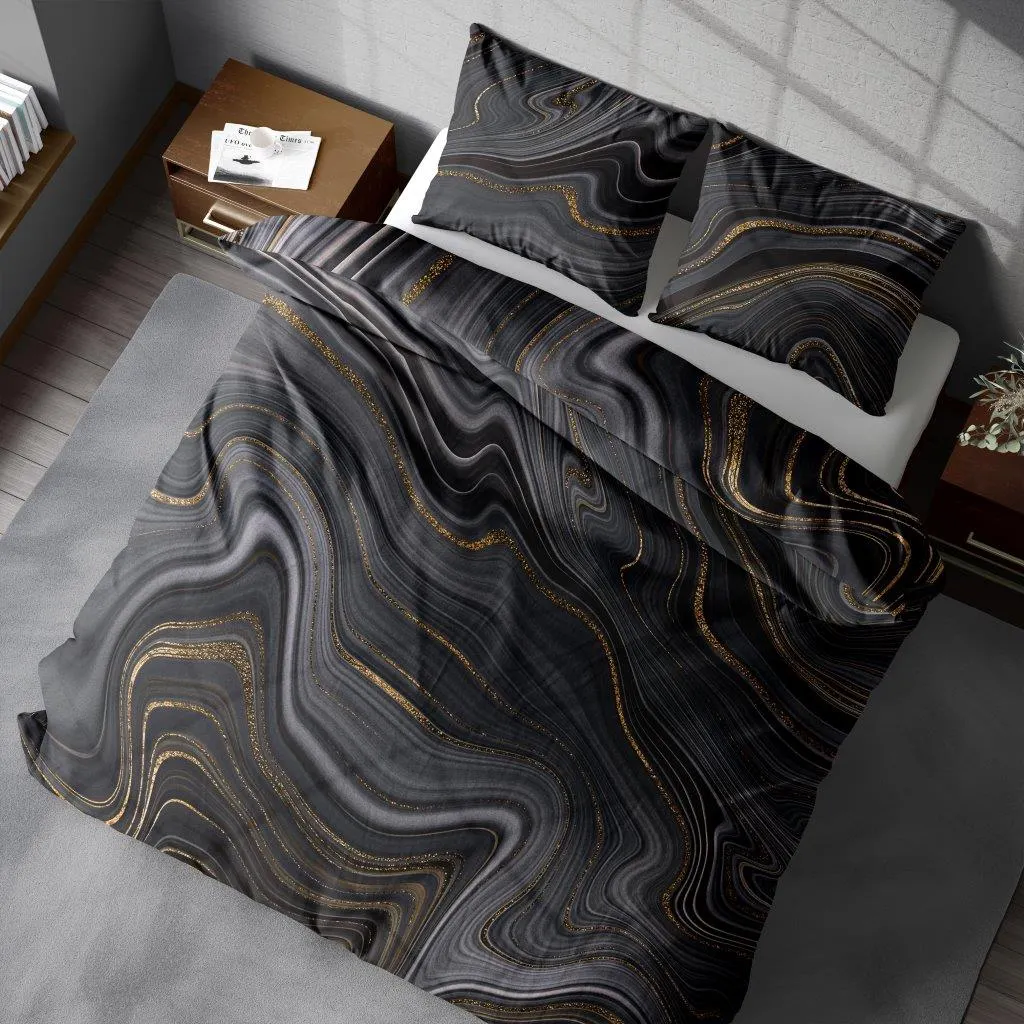 Pościel komplet NOBILE 005 160x200+2x70x80 satyna bawełaniana fotoprint wielokolorowy - FARO_31205