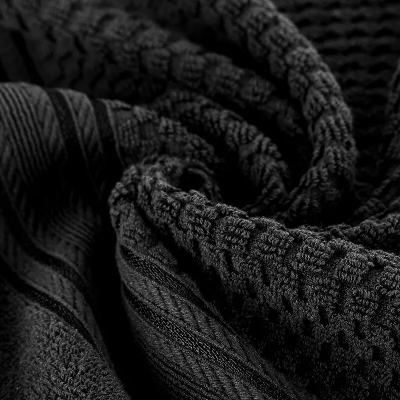 RĘCZNIK DAVOS (12) 30 X 50 CM CZARNY - EU_463182