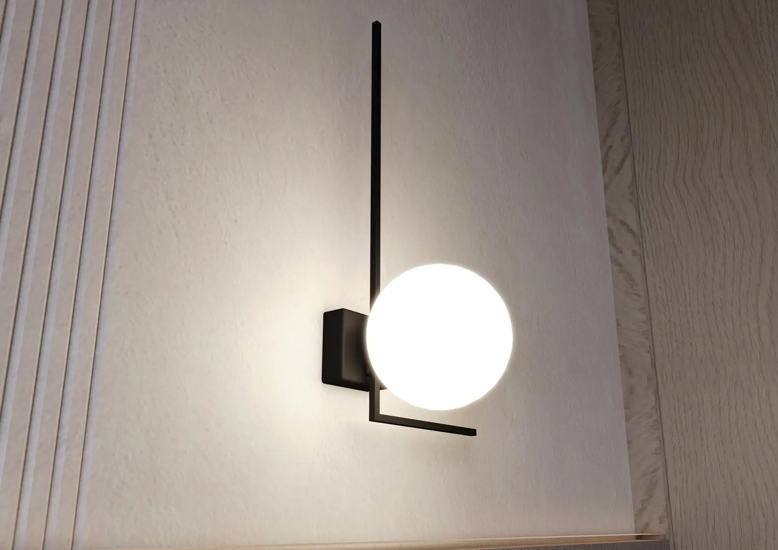 Lampa sufitowa IMAGO 1F czarny biały — zdjęcie 7