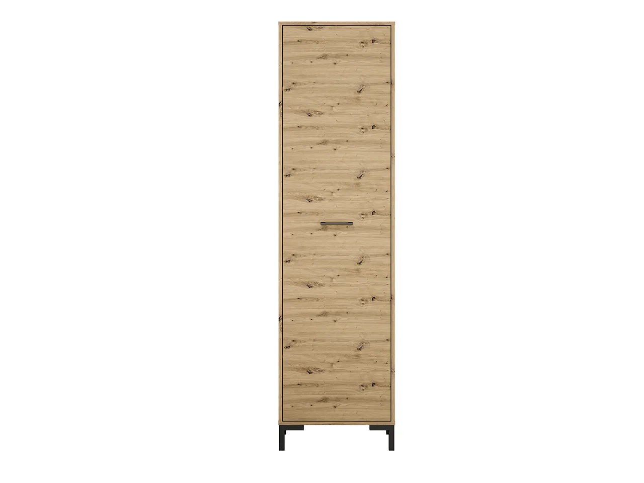 Szafa 1-drzwiowa NEVIO 01 z drążkiem i półkami 200 cm dąb artisan Szafa 1-drzwiowa NEVIO 01 z drążkiem i półkami 200 cm dąb artisan