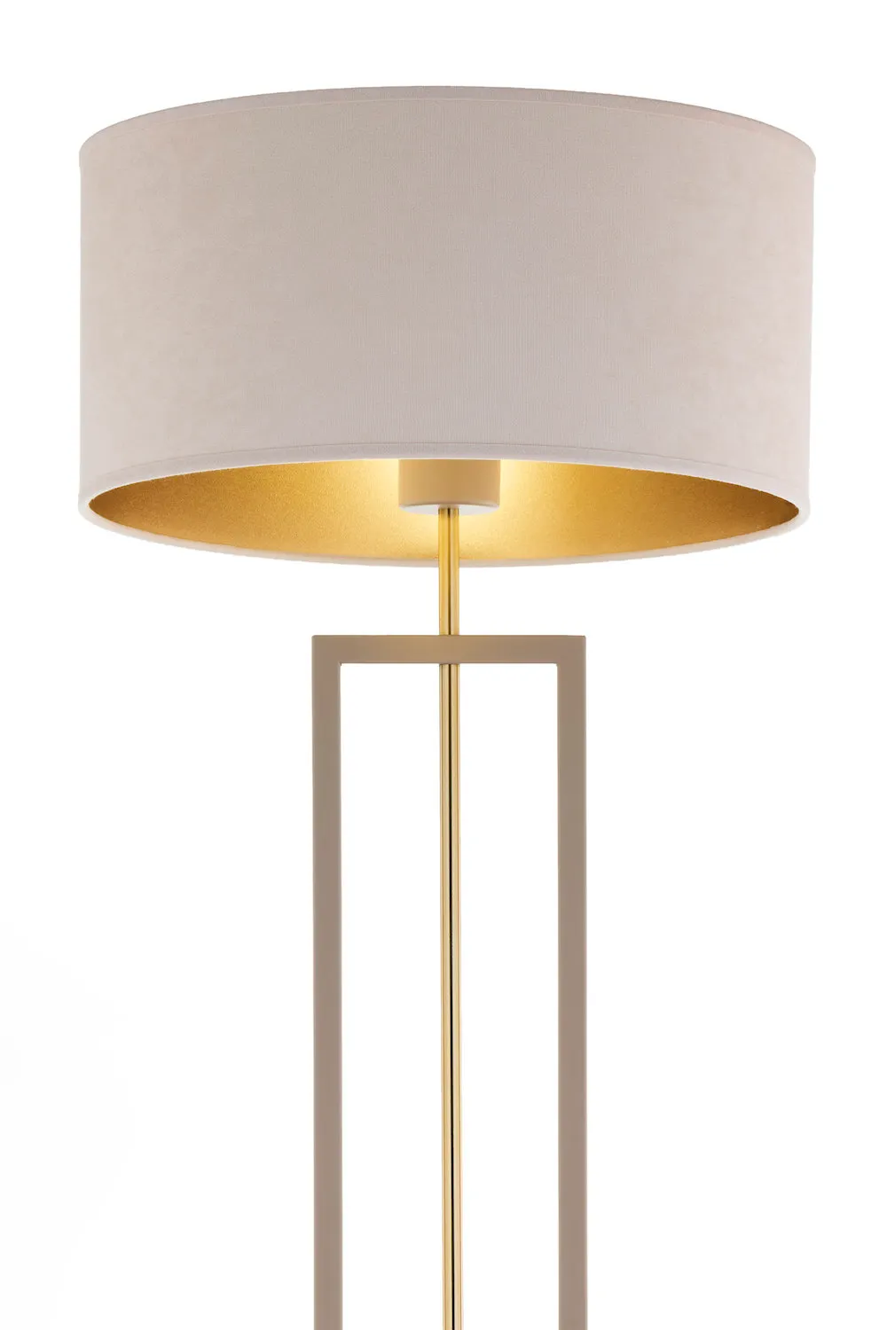 Lampa podłogowa MARII beżowy złoty — zdjęcie 7