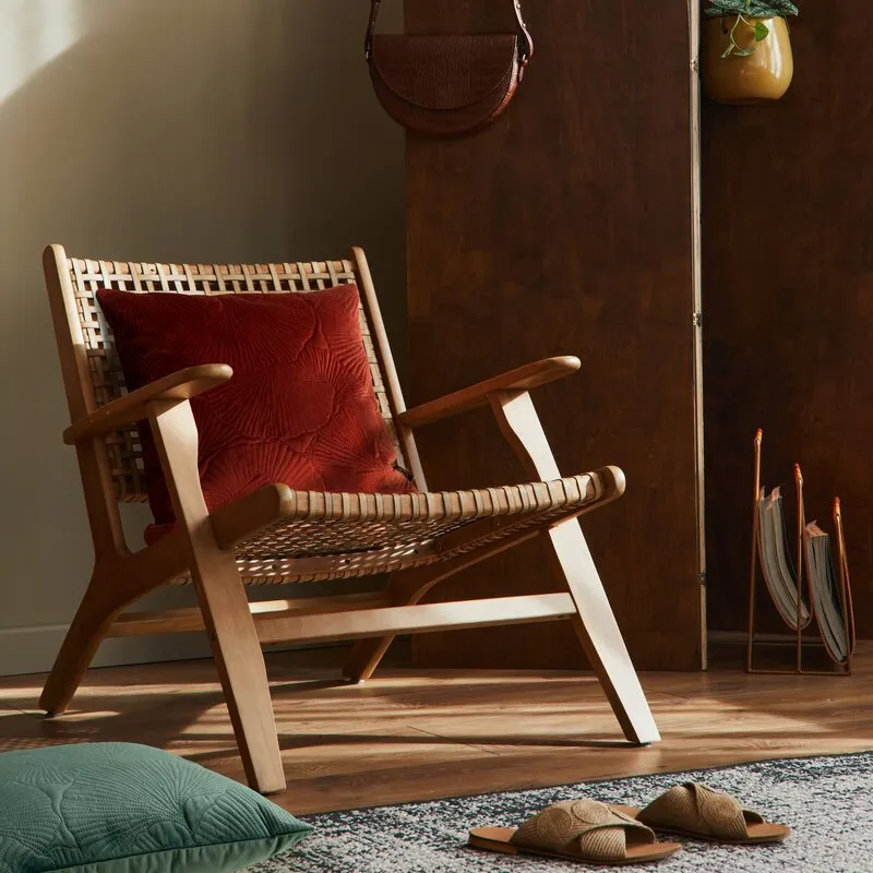 POSZEWKA VELVET 45 X 45 CM CEGLASTY - EU_404885