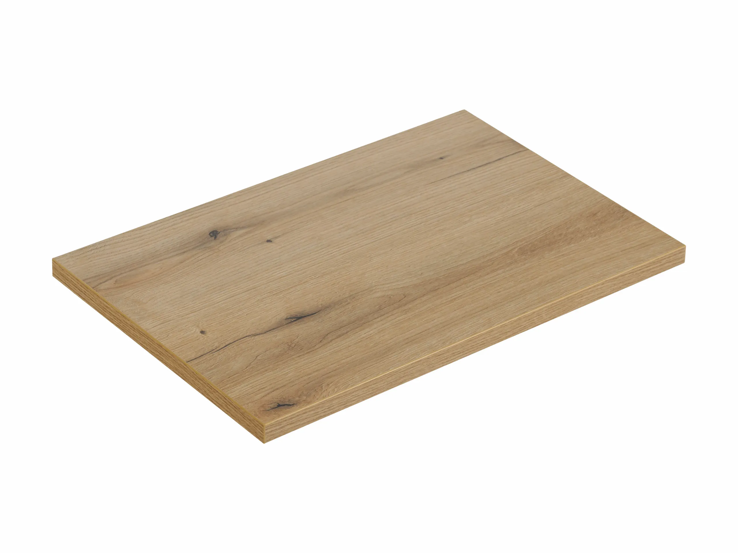 Zestaw meblowy SET-VIC Oak ( szafka z 2 szufladami 80cm+ blat ) kaszmirowy, efekt drewna — zdjęcie 7