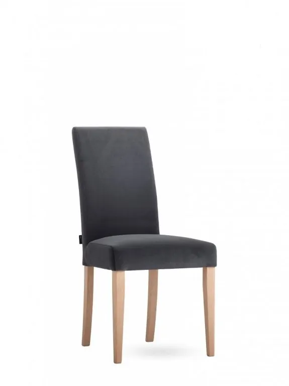 KRZESŁO MASTER M112 Drewno bukowe Matt Velvet 97 Grafit