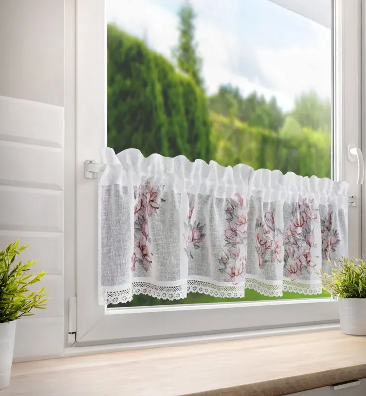 FIRANA GOTOWA SUZY 150X30 CM BIAŁY — zdjęcie 8