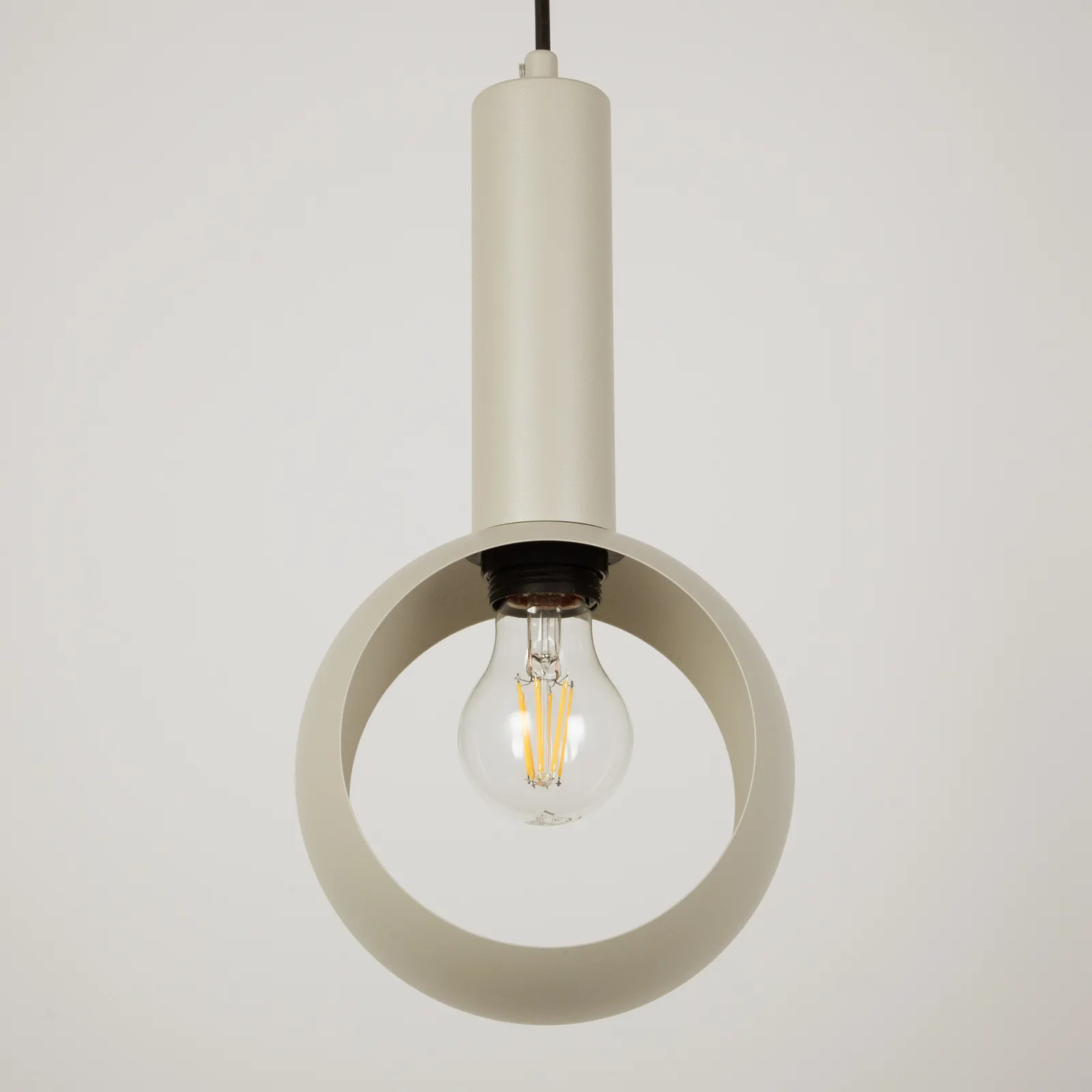 Lampa wisząca VITRUM oczko szary beż - SI_41105