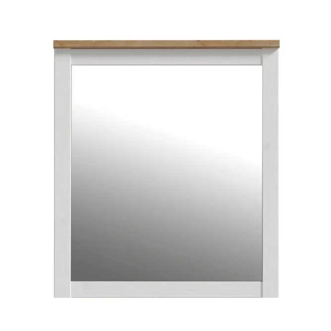 Lustro CHISBURY 67x76 cm - dąb riviera, modrzew jasny sibu - BHLD23-M482