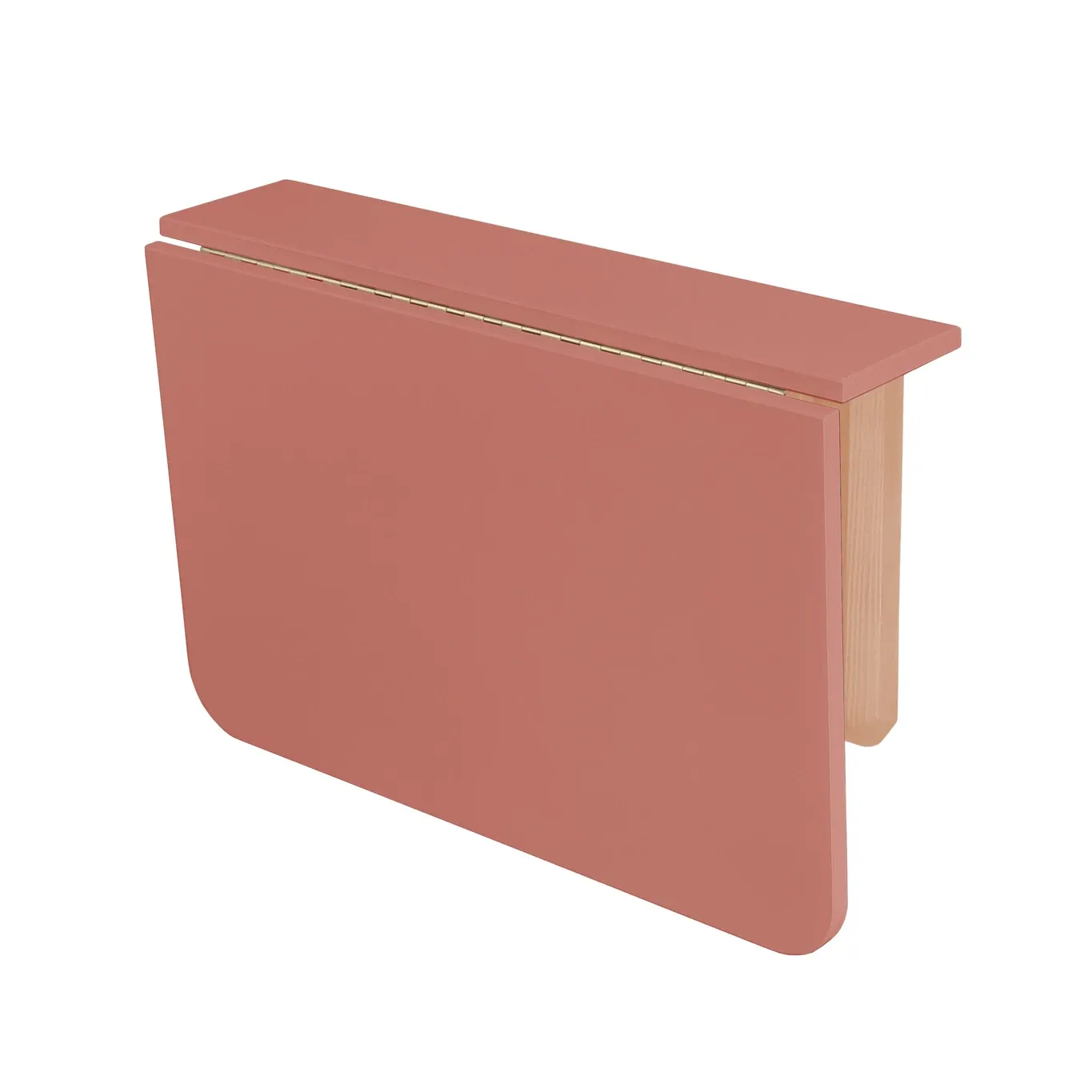 Stół ścienny opadający KLAPP 60x70cm koralowy naturalny - RGBKLAPP6070_16