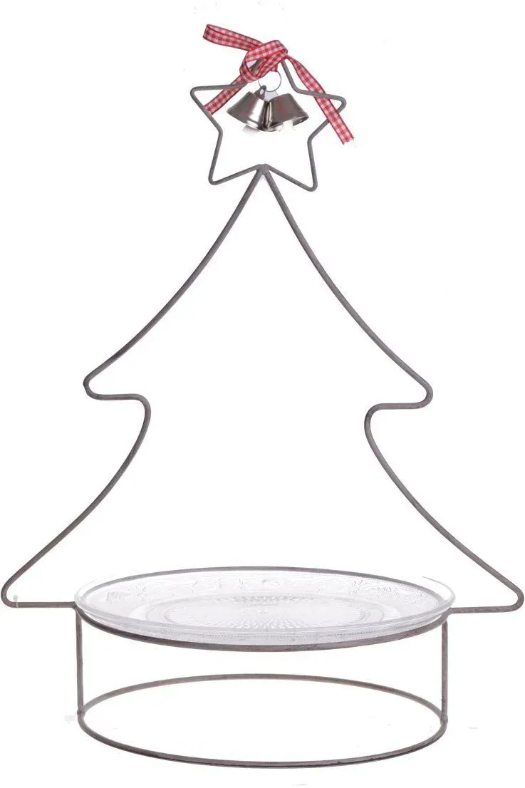CHOINKA metalowa Z TALERZEM CHOINKA metalowa Z TALERZEM