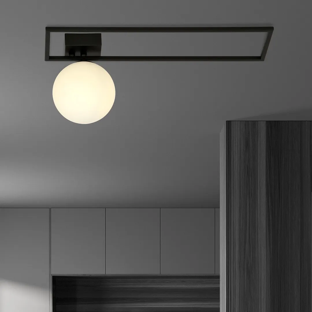 Lampa sufitowa IMAGO 1B czarny biały — zdjęcie 5