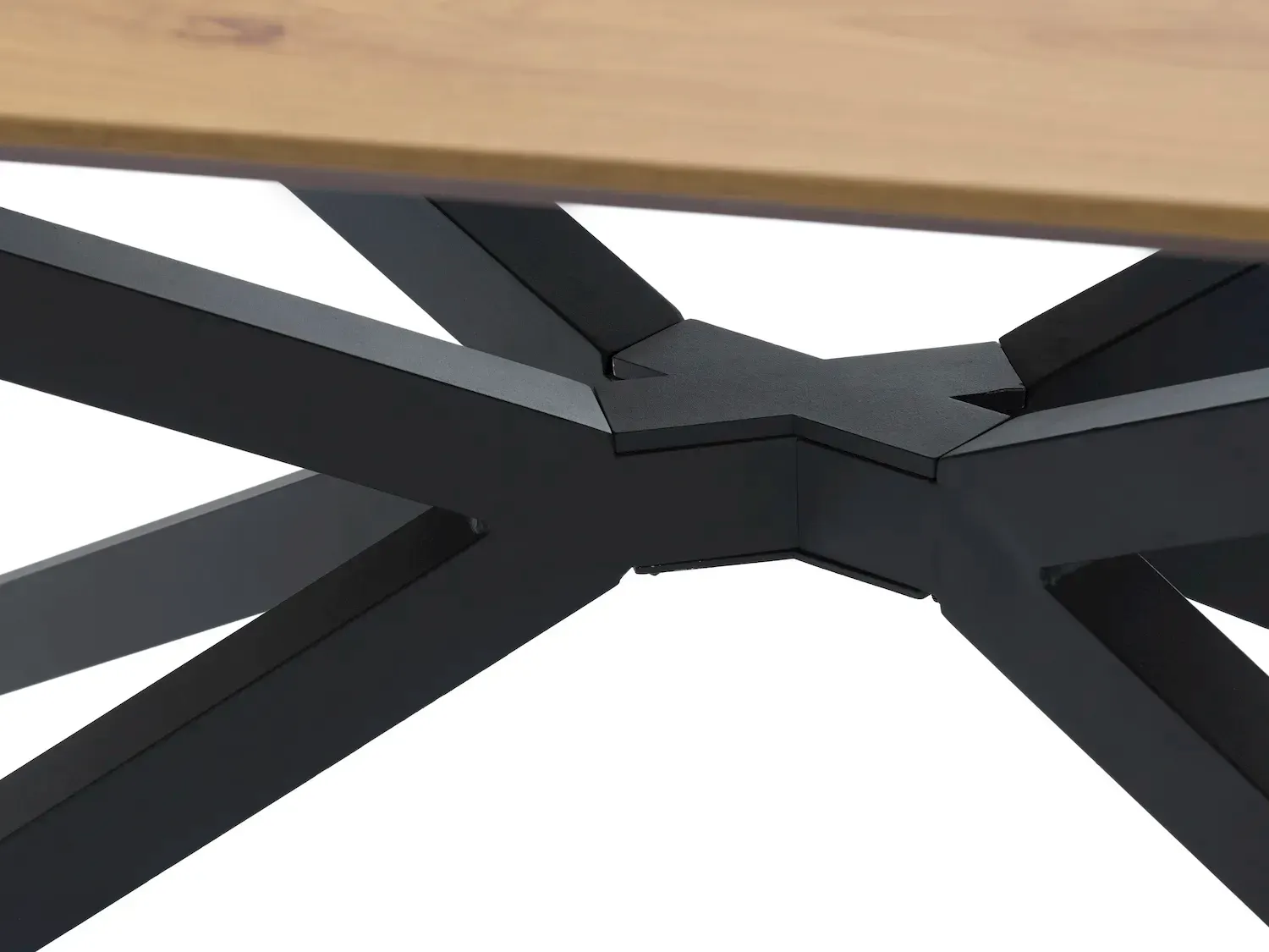 Stół CESURA 100x200 cm - naturalny, czarny - UN_53180000