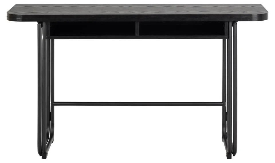 Stół składany z półkami DARLINGTON 140xSZ40(80) grafitowy - 0000104673