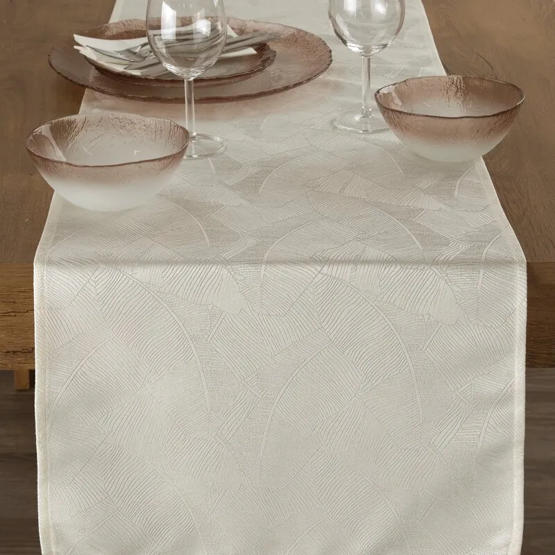 OBRUS ISLA 40 X 140 CM KREMOWY OBRUS ISLA 40 X 140 CM KREMOWY