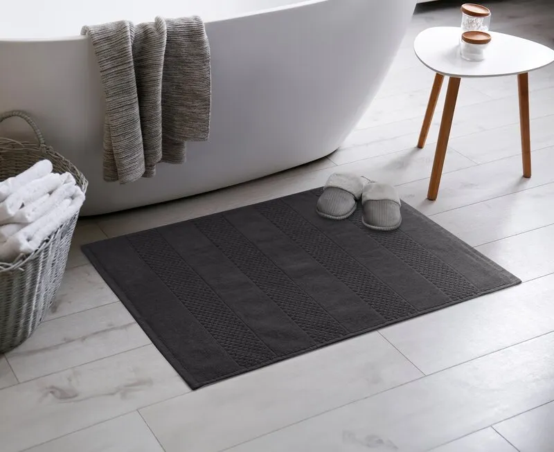 DYWANIK ŁAZIENKOWY JESSI (06) 50 X 70 CM CZARNY - EU_451463