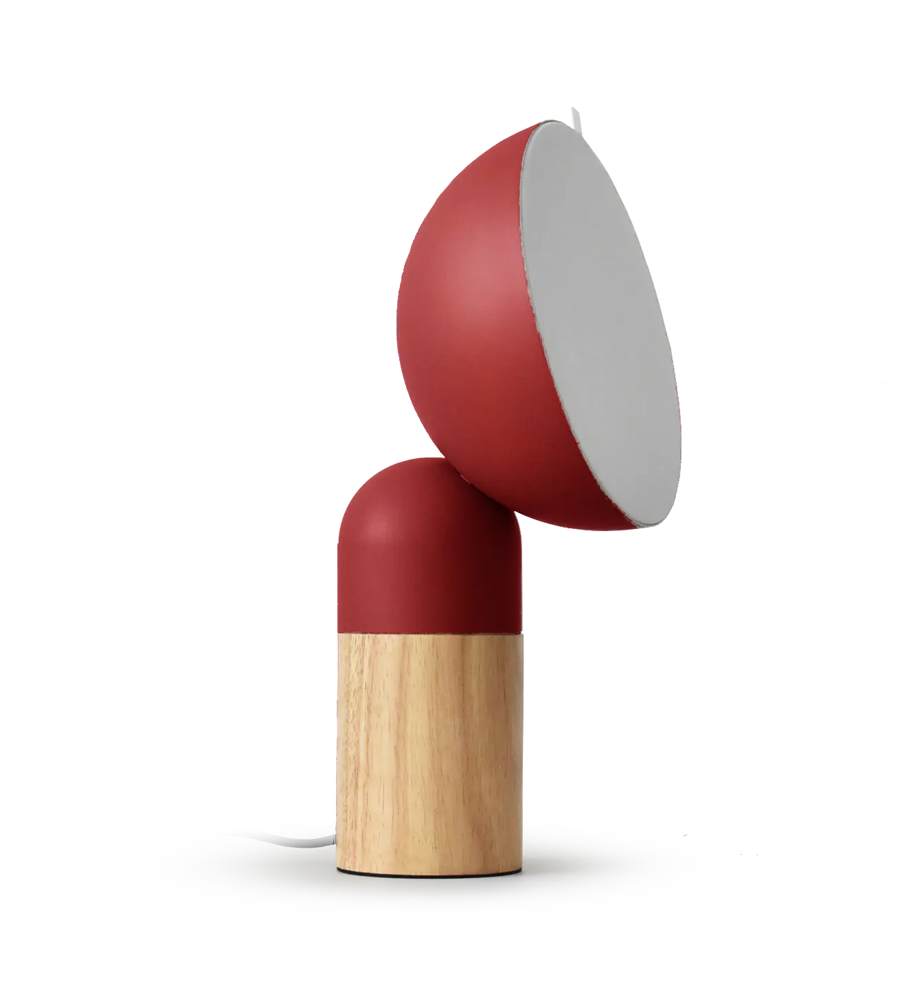 Lampka stojąca metalowa MAX z regulacją czerwona