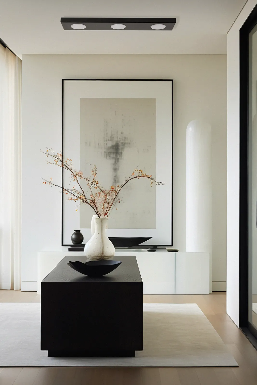 Plafon HERO 3 prostokąt czarny - SI_40921