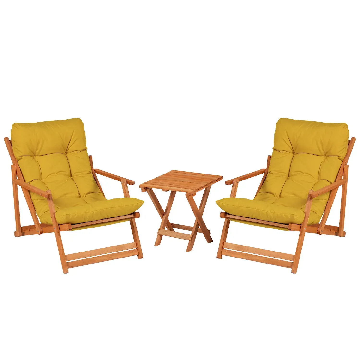 Zestaw ogrodowy (3 elementy) MYD1146 żółty naturalny