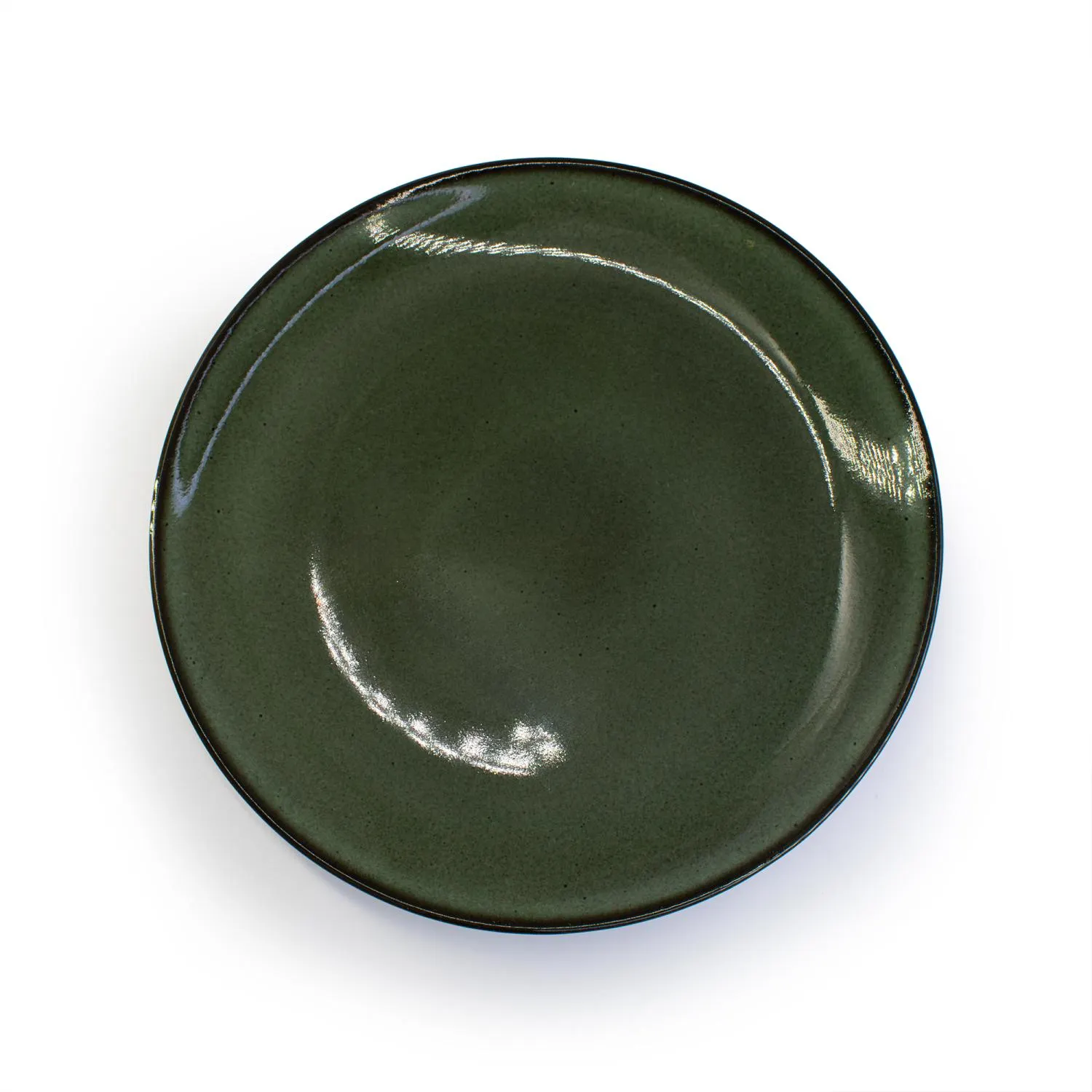 image talerz, ogniwo, zielony, porcelana, ceramiczny