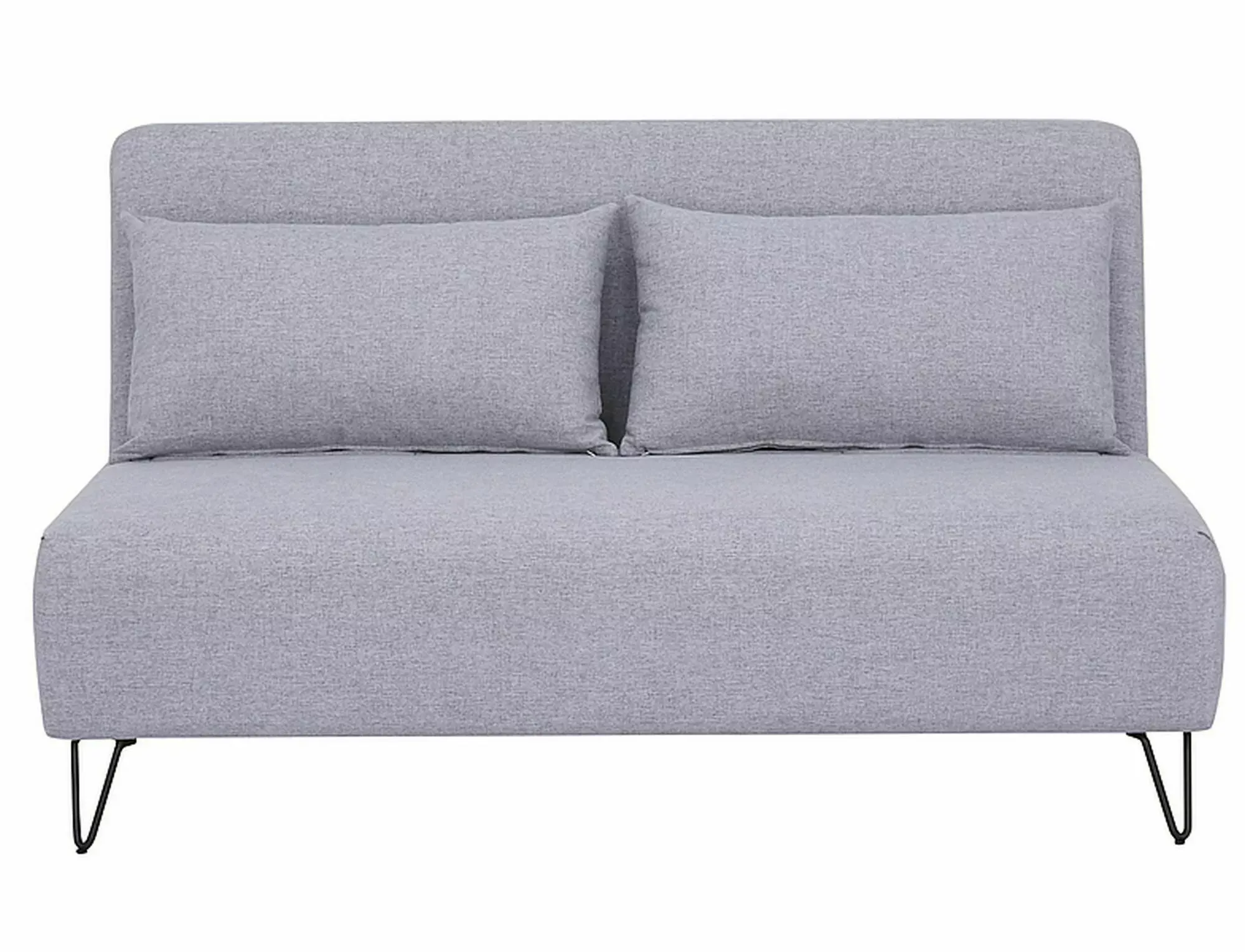 Sofa rozkładana ZENIA tap.137 szara czarny stelaż Signal