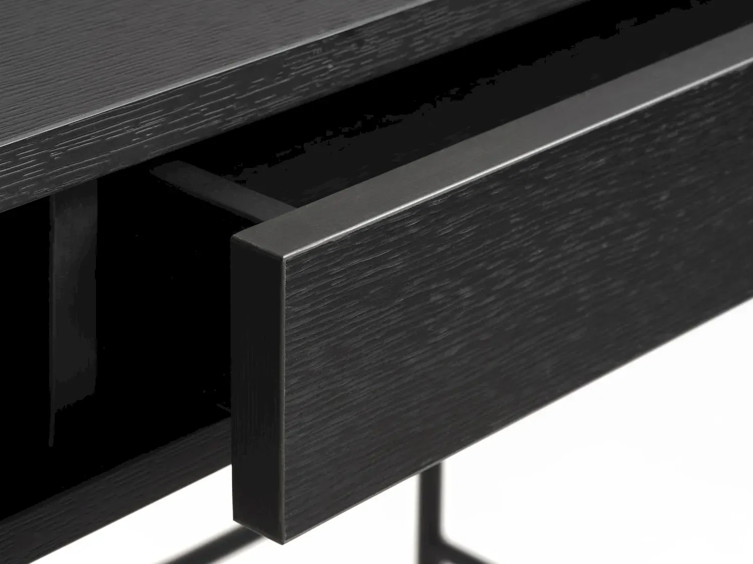 Biurko z szufladą PENSACOLA 60x120 czarne - UN_44681013