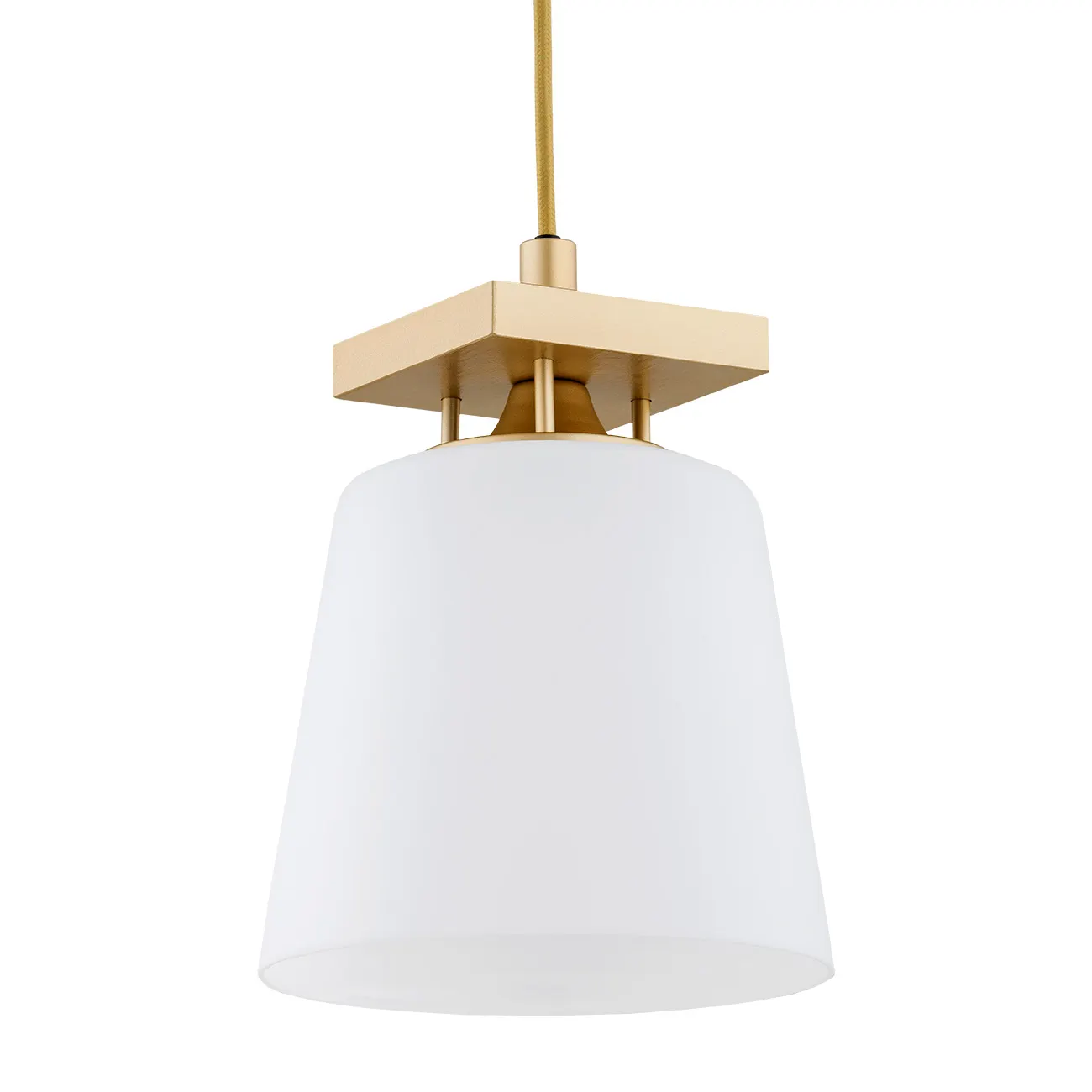 Lampa wisząca ARDEN złota opal 106x17cm - 8261
