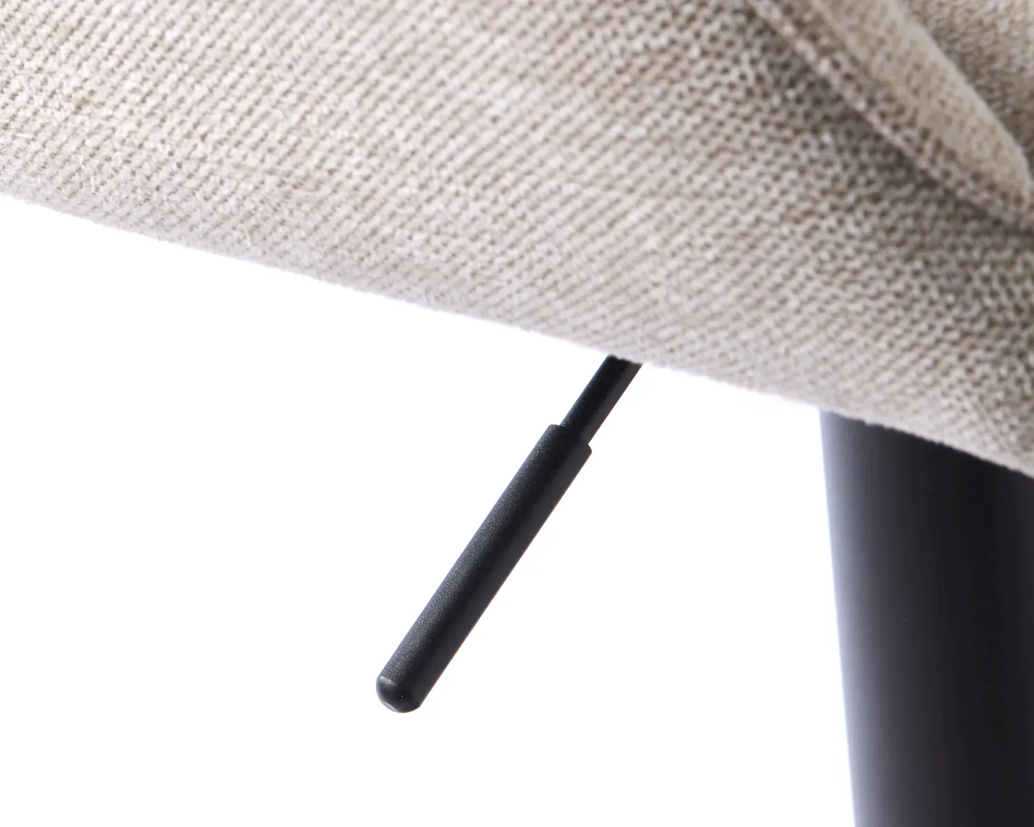 Hoker pikowany NOLAN z regulacją wysokości piaskowy - UN_50840000